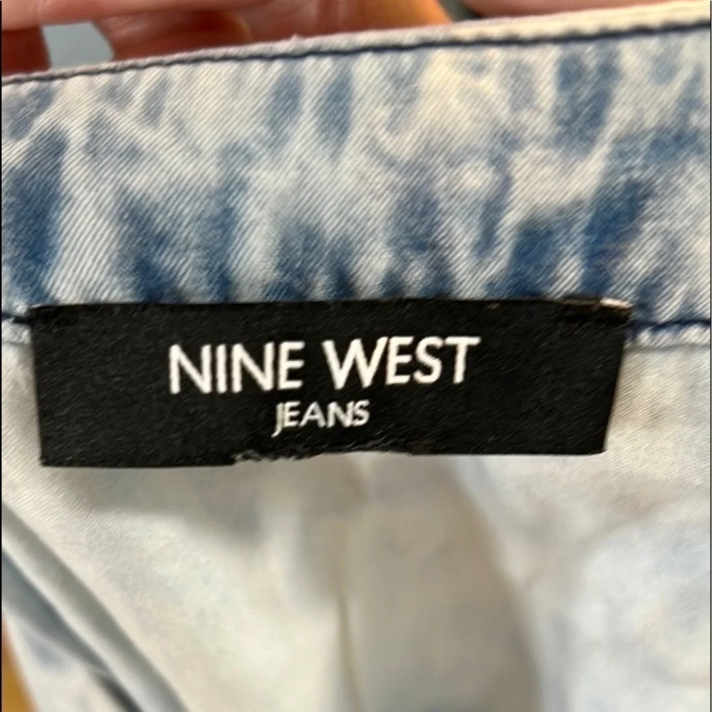 👢Nine West Jeans,Sinfully Soft Lyocell Dress, Incredible Material,Lace-Up Front - Picture 5 of 10